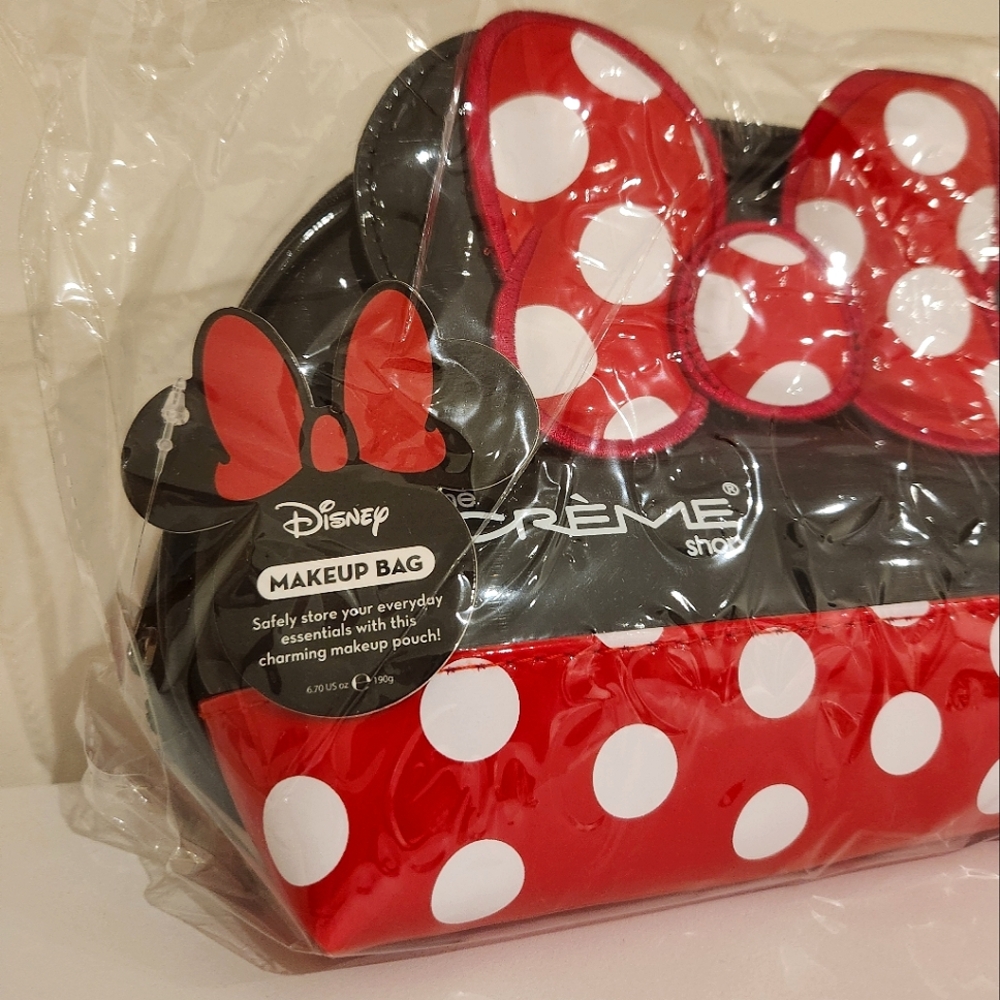 NWT Disney Minnie Mouse Makeup Bag - The Crème Shop - Picture 3 of 4